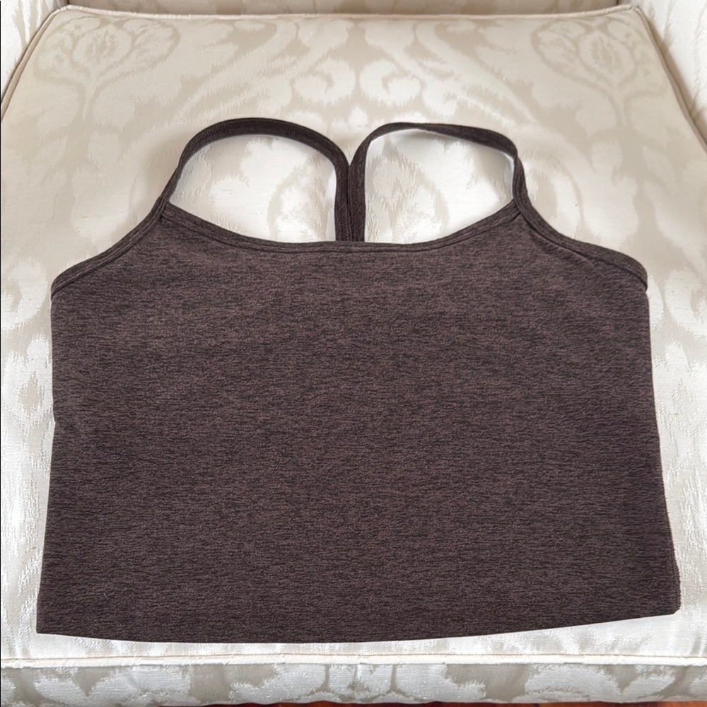 Beyond Yoga Spacedye Slim Racerback Cropped
Tank Chocolate Brown, S